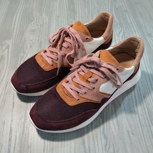 Anthropologie Shoes - Anthropologie Ashton Retro Vintage Color Block Tennis Shoes Sneakers 40 9.5